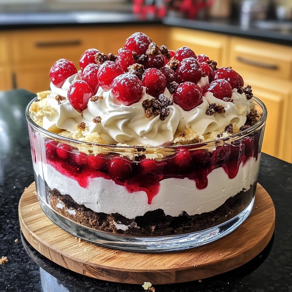 Weihnachtliches Rentier Dessert im Glas