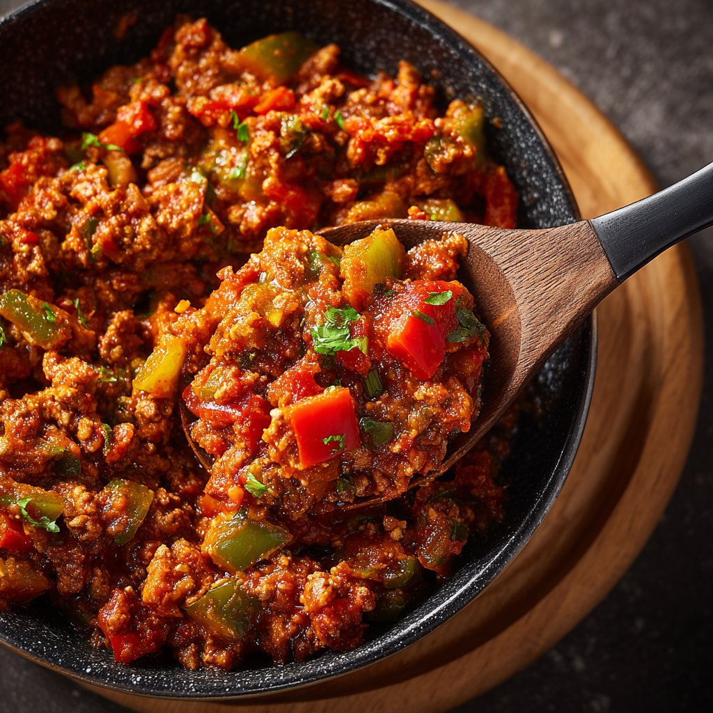 Chili sin Carne mit Paprika