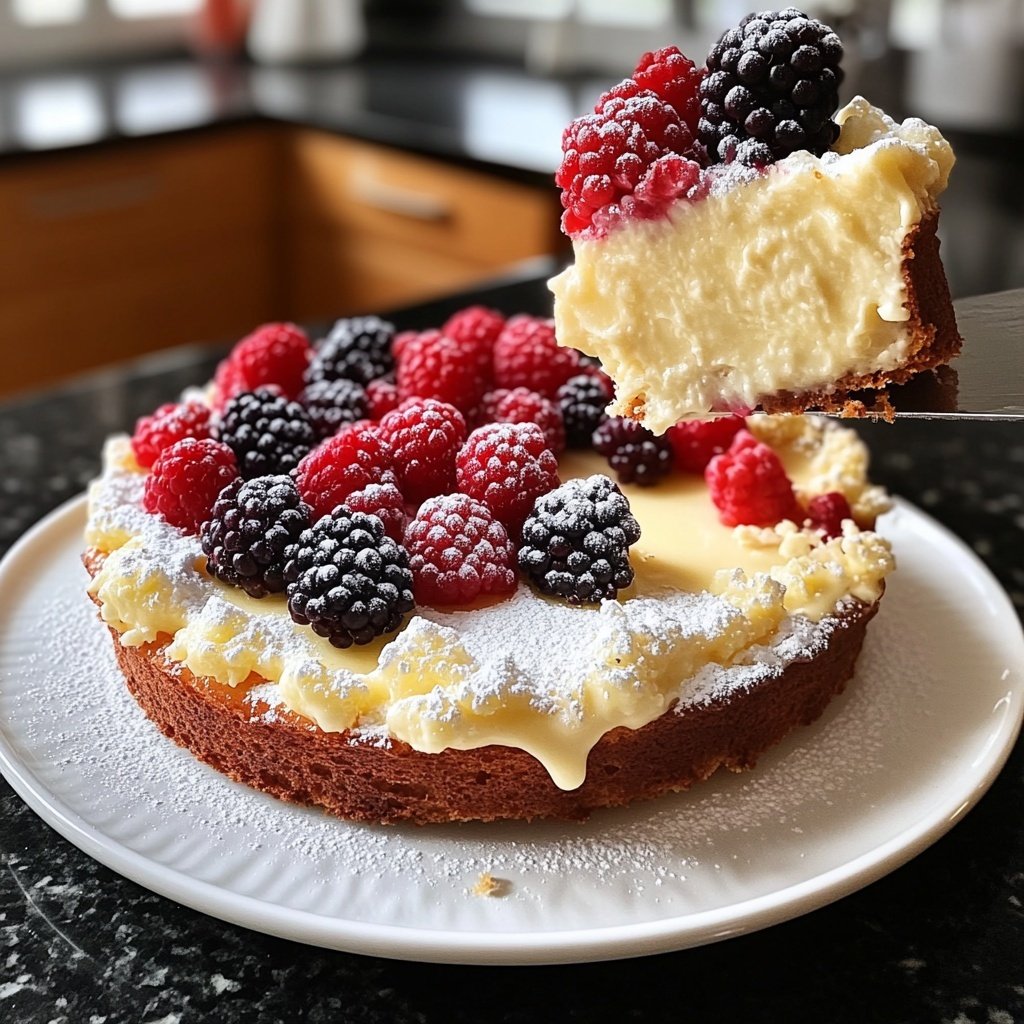 Käsekuchen ohne Boden