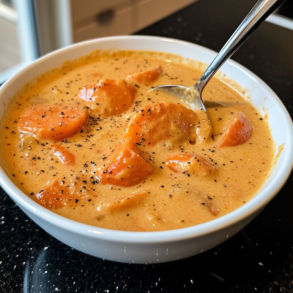 Kürbissuppe mit Karotten