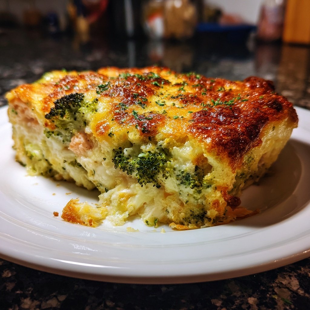 Brokkoli Lachs Auflauf