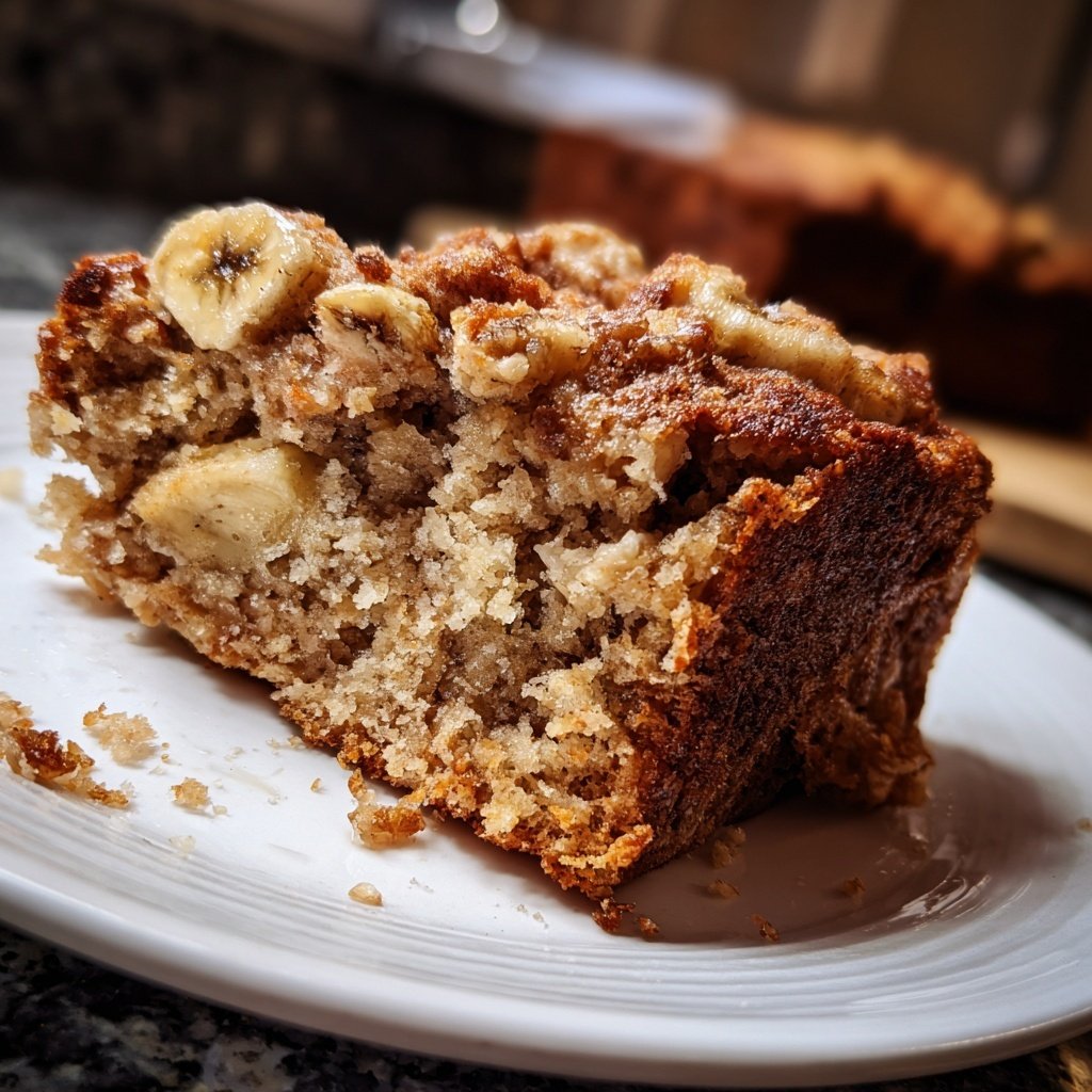 Bananenkuchen mit Nusskruste