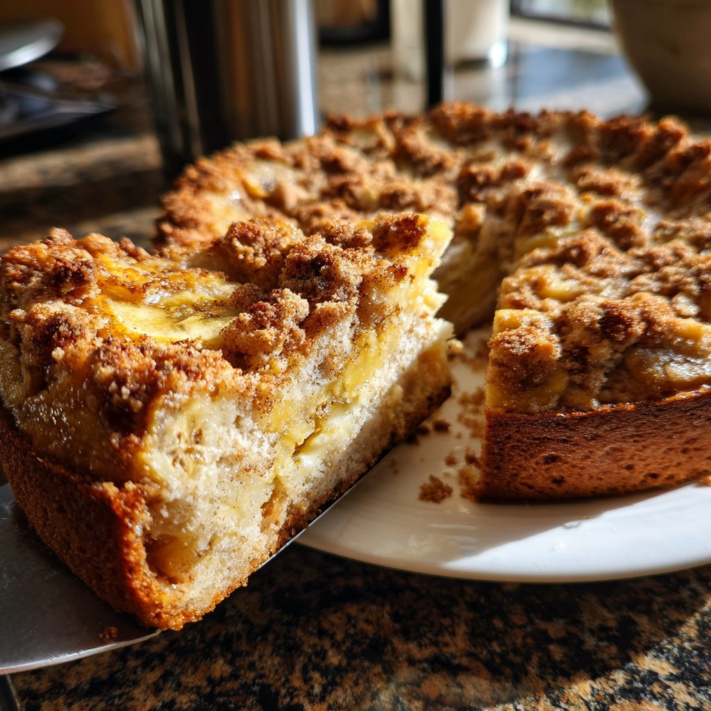 Bananenkuchen mit Zimtstreuseln