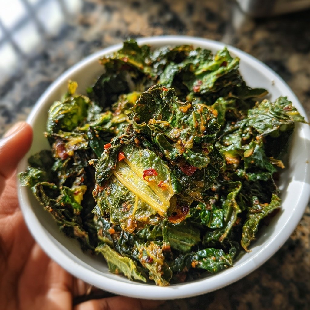 Gebratener Grünkohl