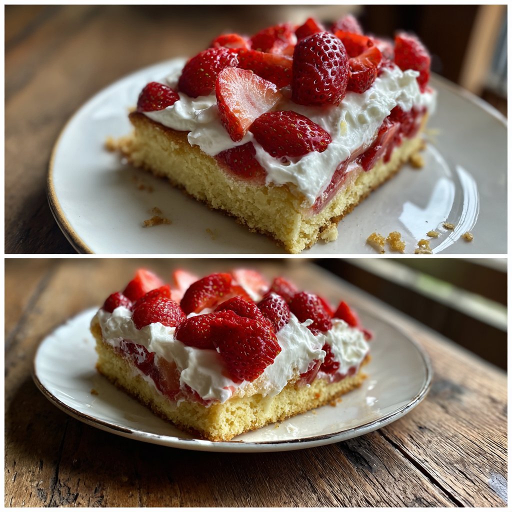 Erdbeer Sahne Kuchen Klassisch