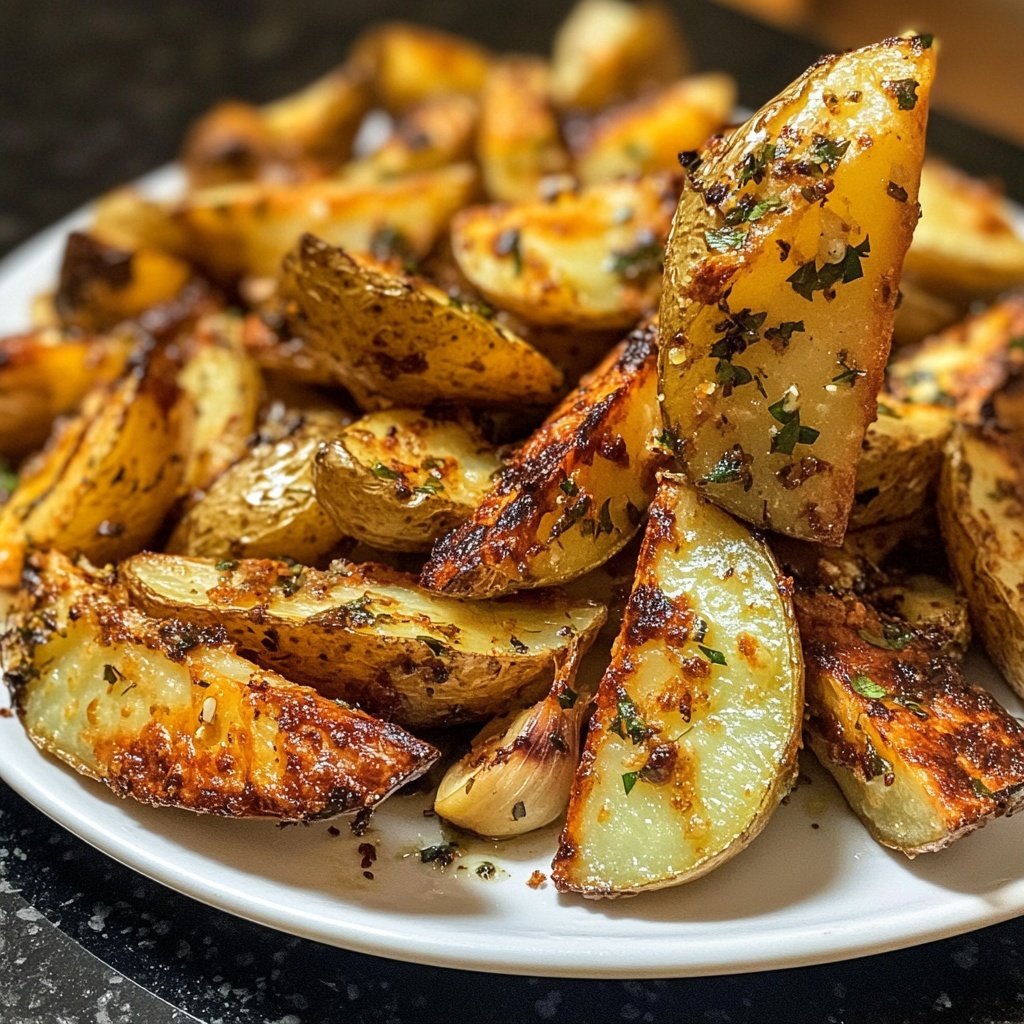 Ofenkartoffeln mit Knoblauch